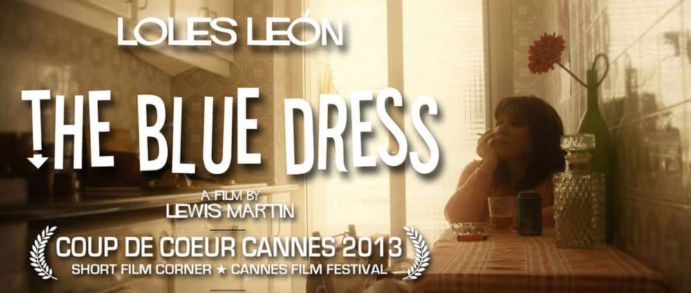 The Blue Dress — poster, Cannes 2013